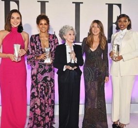 "All Star" κόκκινο χαλί για το Elle Usa: Angelina Jolie- Halle Berry- Salma Hayek- Demi Moore- Jennifer Hudson (φώτο)