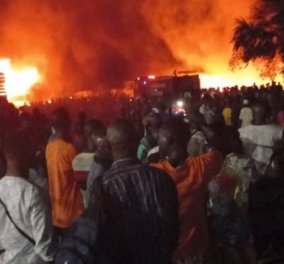 Τραγωδία στη Σιέρα Λεόνε: Τουλάχιστον 84 νεκροί από έκρηξη σε βυτιοφόρο καυσίμων (φωτό & βίντεο)