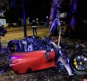 Θανατηφόρο τροχαίο με Ferrari στη Βούλα: Νεκρός ο αδελφός της βουλευτού Κατερίνας Μονογυιού - Το τελευταίο τηλεφώνημα στον φίλο του (φωτό - βίντεο)