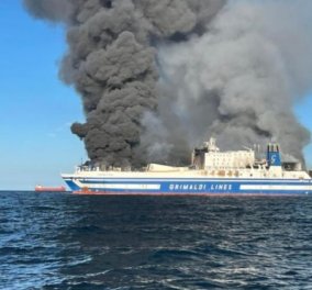 Κέρκυρα - φωτιά στο πλοίο Euroferry Olympia: Ολονύχτιες έρευνες για τους 12 αγνοούμενους  - ανάμεσά τους 3 Έλληνες (βίντεο)