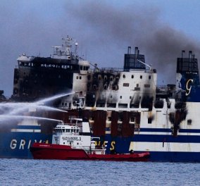 Φωτιά στο πλοίο Euroferry Olympia: Έλληνας οδηγός ο άνδρας που βρέθηκε απανθρακωμένος σε καμπίνα φορτηγού (φωτό)