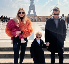 Η Κιάρα Φεράνι στο Παρίσι: Παίρνει πρωινό στο πιο σικ & ακριβό ξενοδοχείο - με τον σύζυγο και τα παιδιά (φωτό)