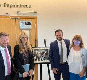 Στρασβούργο - Ευρωπαϊκό Κοινοβούλιο: Μόλις έγιναν τα εγκαίνια της αίθουσας «Ανδρέας Παπανδρέου» - δείτε φωτό του Eirinika