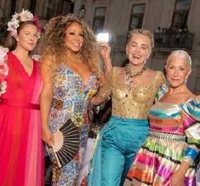 Οι «ώριμες βασίλισσες» των Dolce & Gabbana: Εντυπωσίασαν Mariah Carey, Helen Mirren, Sharon Stone, Drew Barrymore (φωτό & βίντεο)