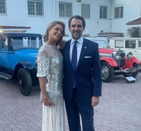 Πρίγκιπας Νικόλαος και  Τατιάνα Μπλάτνικ γιόρτασαν την 4η Ιουλίου - Το κομψό φόρεμα & ο μπουφές με τα hot dogs (φωτό)