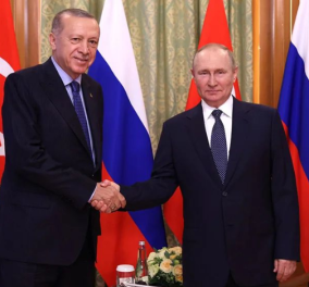 Ο Ερντογάν καλοπιάνει τον Πούτιν: Η Τουρκία θα πληρώνει το 25% του ρωσικού φυσικού αερίου σε ρούβλια