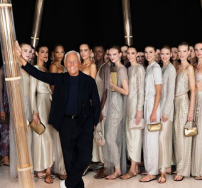 Giorgio Armani: Ο θεός της Ιταλικής μόδας στην πασαρέλα της πατρίδας του - κοστούμια σε σύνολα αποθεώνουν την κλασική κομψότητα