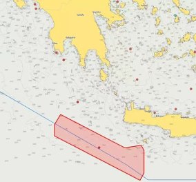 Υδρογονάνθρακες: Εκδόθηκε νέα Navtex για επέκταση των σεισμικών ερευνών νοτιοδυτικά της Κρήτης (βίντεο)