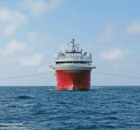 Επί το έργον: Το σκάφος «Sanco Swift», άπλωσε καλώδια και ξεκίνησε έρευνες για κοιτάσματα φυσικού αερίου (φωτό & βίντεο)
