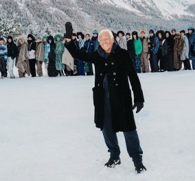 Giorgio Armani: Τα ρούχα του σκι δεν είχαν ποτέ τοσο στυλ! Fashion show στο κατάλευκο St Moritz από τον μετρ της μόδας (φωτό & βίντεο)