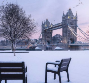 Η Βρετανία «παραλύει» από τα χιόνια - Εντυπωσιακές εικόνες από το Λονδίνο  