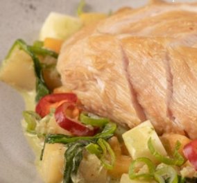 Γιάννης Λουκάκος: Κοτόπουλο με λαχανικά, αρώματα Ταϊλάνδης και γιαούρτι - ένα λαχταριστό πιάτο με έθνικ στοιχεία