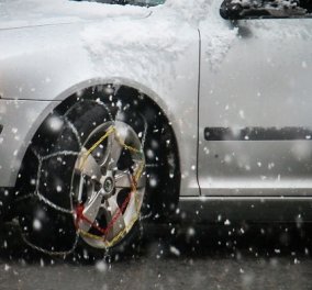 Κακοκαιρία Μπάρμπαρα: Δείτε στο βίντεο πως θα βάλετε τις αλυσίδες χιονιού στο αυτοκίνητό σας 
