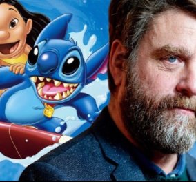 Ζακ Γαλιφιανάκης: Ζωντανεύει το cartoon "Lilo & Stitch" - Πρωταγωνιστής στη νέα ταινία της Disney