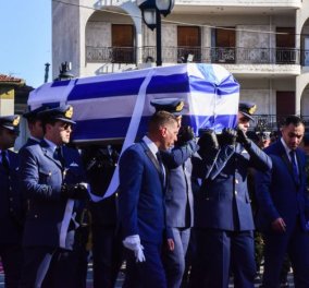 20 φωτό από την κηδεία του υποσμηναγού Μάριου-Μιχαήλ Τουρούτσικα - «Ράγισαν και οι πέτρες» στην ταφή του 