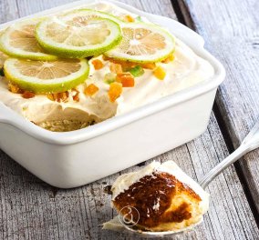 Αργυρώ Μπαρμπαρίγου:  Γλυκό ψυγείου λεμόνι - Φτιάξτε το οπωσδήποτε και εισπράξτε συγχαρητήρια