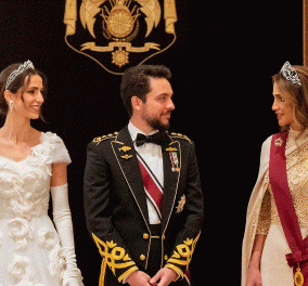Ιορδανία: Ο Πρίγκιπας Παύλος μόνος του στον γάμο του Πρίγκιπα Χουσείν - Το τετ α τετ με τη βασίλισσα Ράνια (φωτό)