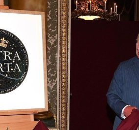 Βασιλιάς Κάρολος: Αποκαλύπτει τη σφραγίδα Astra Carta σε δεξίωση για τη διαστημική αειφορία στο παλάτι του Μπάκιγχαμ - Ποιοι έδωσαν το "παρών" (φωτό)