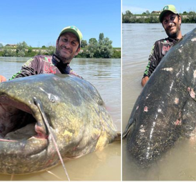 Ιταλία: Έπιασε ψάρι 2 μέτρων και 85 εκατοστών και έκανε παγκόσμιο ρεκόρ  - Χρειάστηκε 43 λεπτά για να το βγάλει