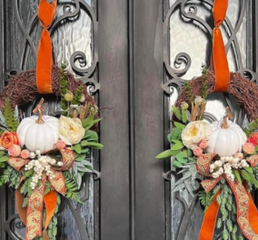 Πανέμορφα Φθινοπωρινά στεφάνια για να βάλετε στην πόρτα σας - Το τέλειο διακοσμητικό στοιχείο αυτής της εποχής