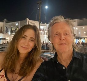 Ο "θρύλος" των Beatles Πολ ΜακΚάρτνεϊ εύχεται στη γυναίκα του από την Ελλάδα: "Ευτυχισμένη επέτειο στην υπέροχη σύζυγό μου, Nάνσι"