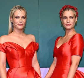 Με ασορτί κόκκινα φορέματα οι gorgeous ανιψιές της Πριγκίπισσας Νταϊάνα - Η λαίδη Amelia & η Eliza με εκθαμβωτικά headpieces