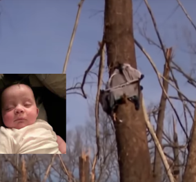 Το θαύμα της ημέρας: Ανεμοστρόβιλος «άρπαξε» το 4 μηνών μωρό – Το βρήκαν ζωντανό πάνω σε δέντρο (βίντεο) 