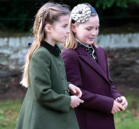 Πριγκίπισσα Charlotte με την ξαδέρφη της Mia Tindall: Το viral βίντεο με τις 5,6 εκατ. προβολές - Περπατούν μαζί και παίρνουν λουλούδια από τον κόσμο