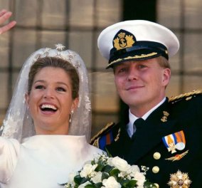 Βασίλισσα Μάξιμα της Ολλανδίας: Γιορτάζει 22 χρόνια γάμου με τον Βασιλιά Γουλιέλμο - Η θεαματική τελετή & το απίθανο νυφικό Valentino (φωτό - βίντεο) - Κυρίως Φωτογραφία - Gallery - Video
