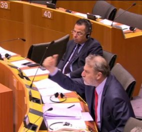 Άγριος τσακωμός Νότη Μαριά και Ντράγκι στο Eυρωπαϊκό Kοινοβούλιο! (Βίντεο)