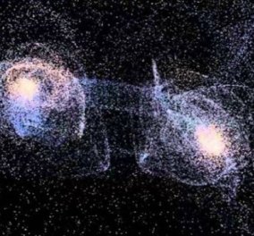 Theory of the day: Γαλαξιακές συγκρούσεις αποκαλύπτουν ένα αόρατο Σύμπαν