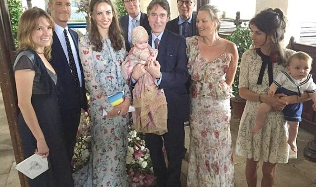 Η Κέιτ Μος έδωσε το όνομα Ίρις στην βαφτιστήρα της & φόρεσε φλοράλ φόρεμα του Alexander MacQueen - Κυρίως Φωτογραφία - Gallery - Video