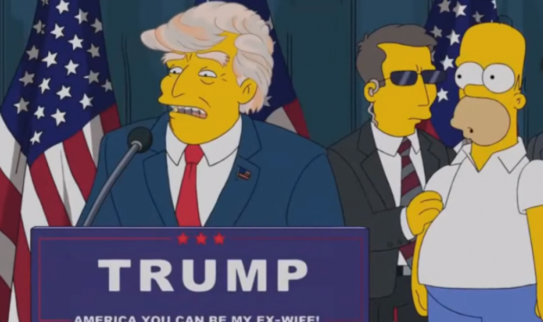 Βίντεο: To προφητικό επεισόδιο των Simpsons όπου ο Τραμπ έγινε Πρόεδρος των ΗΠΑ - Τι λέει ο σεναριογράφος - Κυρίως Φωτογραφία - Gallery - Video