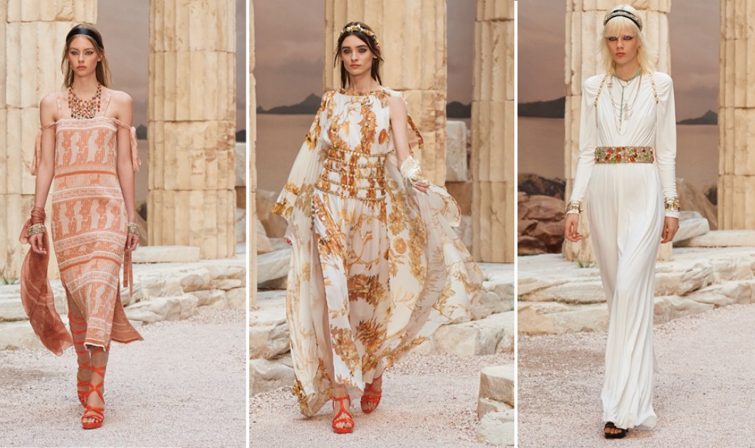 Made in Greece ο οίκος Chanel και ο Καρλ Λάγκερφελντ: Μία έκτακτη κολεξιόν ύμνος στην ελληνική ομορφιά και τον αρχαίο χιτώνα (Φωτό - Βίντεο) - Κυρίως Φωτογραφία - Gallery - Video