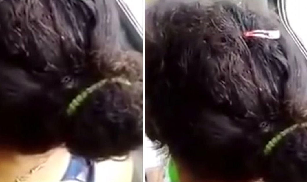 Αηδιαστικό αλλά έχει πλάκα: Επιβάτης λεωφορείου βιντεοσκοπεί τα γεμάτα ψείρες άλουστα μαλλιά μιας γυναίκας   - Κυρίως Φωτογραφία - Gallery - Video
