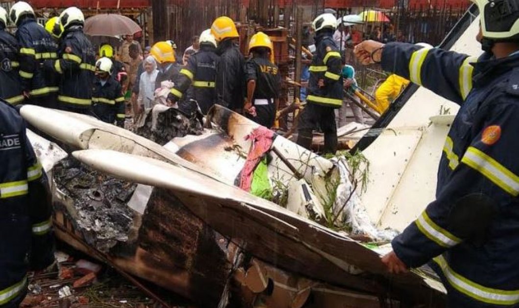 Τραγωδία στη Βομβάη: Αεροπλάνο έπεσε πάνω σε σπίτια σε πυκνοκατοικημένη γειτονιά - 5 νεκροί (Φωτό & Βίντεο) - Κυρίως Φωτογραφία - Gallery - Video