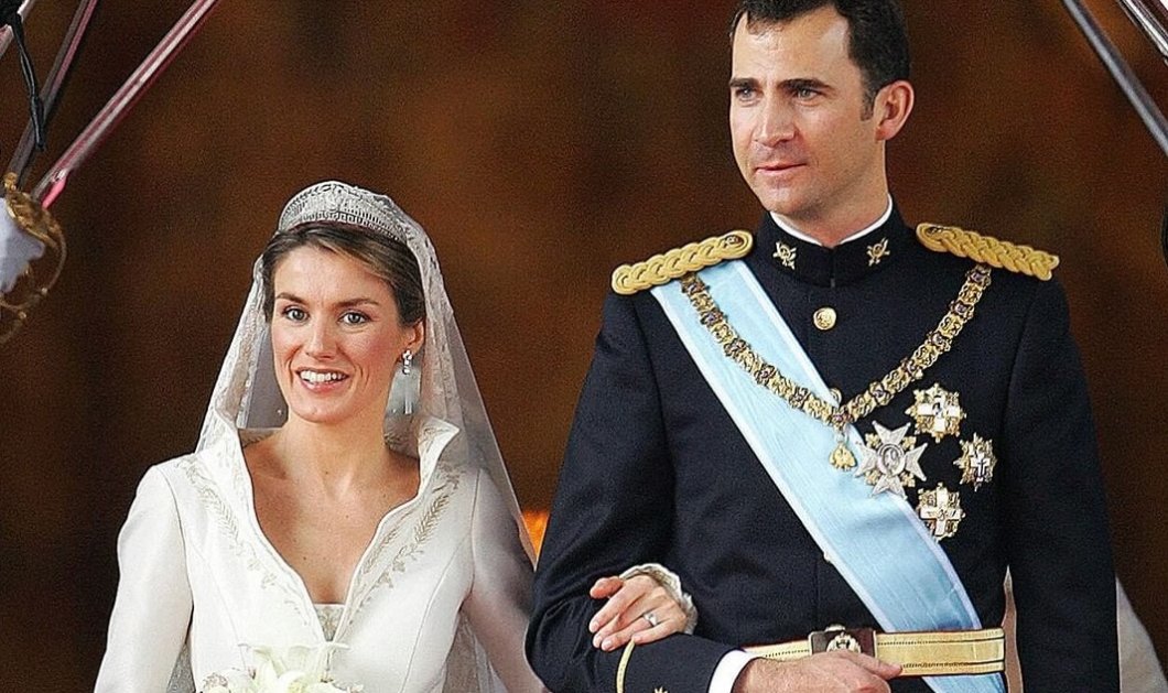 Αναμνήσεις από τον γάμο της υπέρκομψης Βασίλισσας Λετίσια & του Φελίπε - Φωτό με το υπέροχο νυφικό & το βέλο - μαντίλα - 16η επέτειος - Κυρίως Φωτογραφία - Gallery - Video