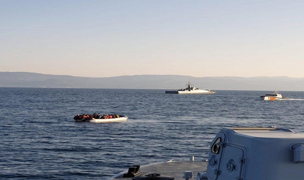 Δείτε  βίντεο & φώτο : Καρέ- καρέ οι επικίνδυνοι ελιγμοί της τούρκικης ακταιωρού - Παρενοχλεί σκάφος του λιμενικού    - Κυρίως Φωτογραφία - Gallery - Video