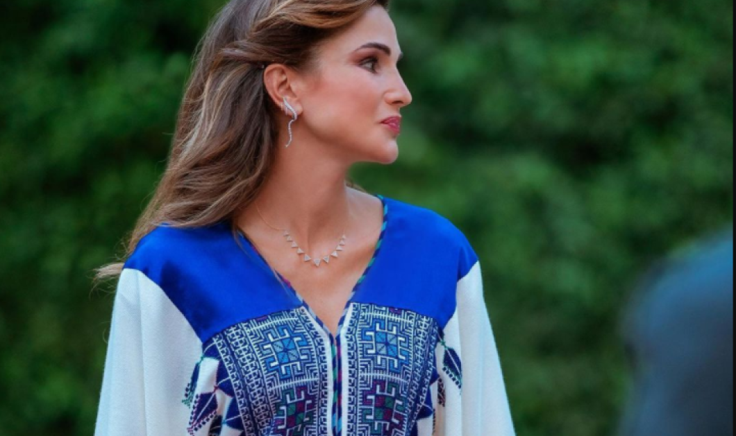 H Βασίλισσα Ράνια της Ιορδανίας σε μια αξεπέραστη εμφάνιση - Λαμπερή με παραδοσιακό έθνικ outfit (φωτό)  - Κυρίως Φωτογραφία - Gallery - Video