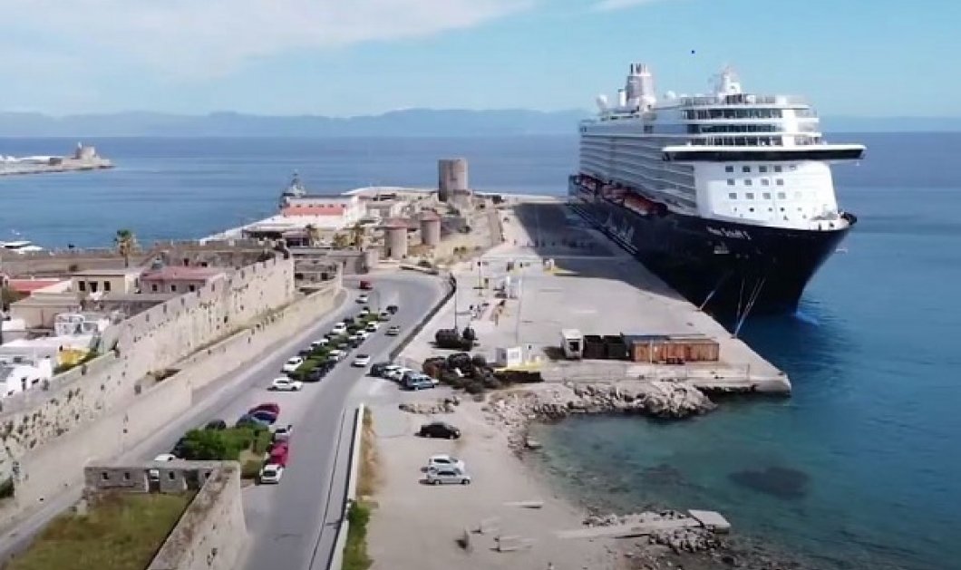 Good news απο την Ρόδο: Το πρώτο κρουαζιερόπλοιο του 2021 μόλις έφτασε στο λιμάνι του νησιού (βίντεο) - Κυρίως Φωτογραφία - Gallery - Video