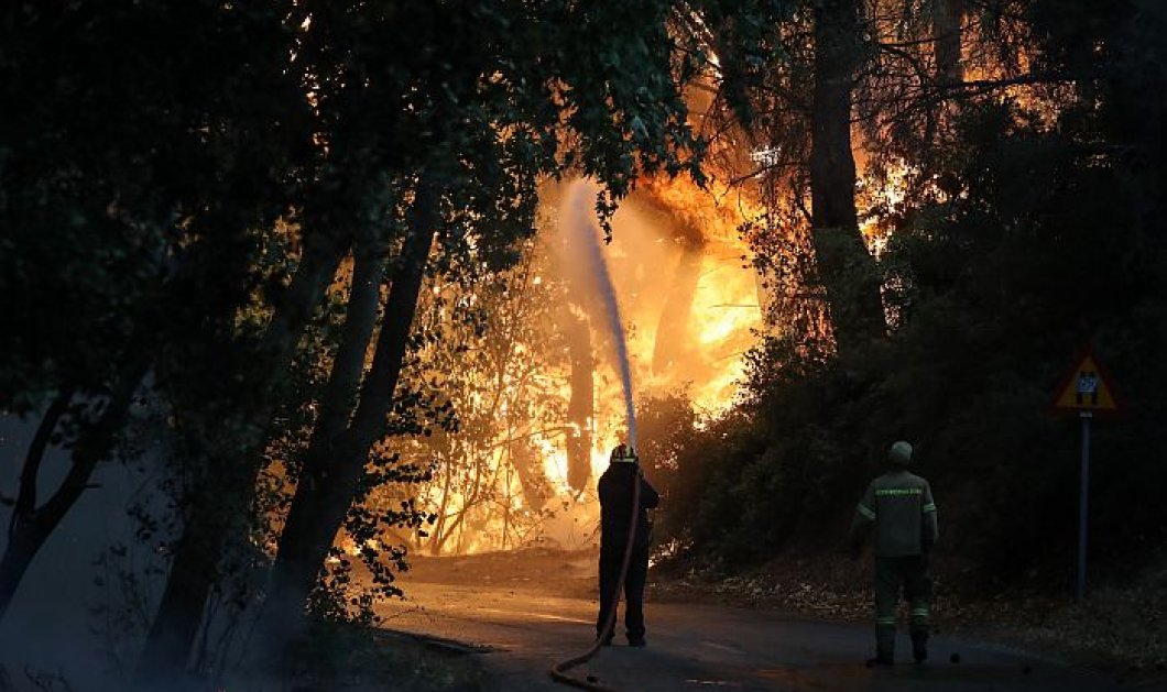 Μαίνεται η πυρκαγιά στην περιοχή της Βαρυμπόμπης - Κάηκαν σπίτια, εκκενώθηκαν Θρακομακεδόνες & Ολυμπιακό Χωριό - Οι φλόγες στρέφονται προς το Τατόι  - Κυρίως Φωτογραφία - Gallery - Video