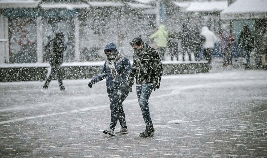 Καιρός - έκτακτο δελτίο από ΕΜΥ: Πυκνές χιονοπτώσεις και τσουχτερό κρύο έως την Τετάρτη - που θα βρέξει  - Κυρίως Φωτογραφία - Gallery - Video