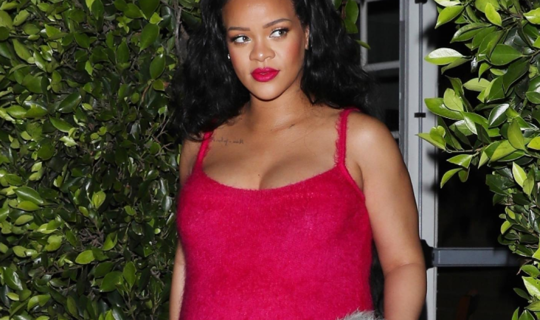 Rihanna: Άλλη μια sexy «πουπουλένια» εμφάνιση της τραγουδίστριας - Λίγες μέρες πριν γεννήσει… (φωτό) - Κυρίως Φωτογραφία - Gallery - Video
