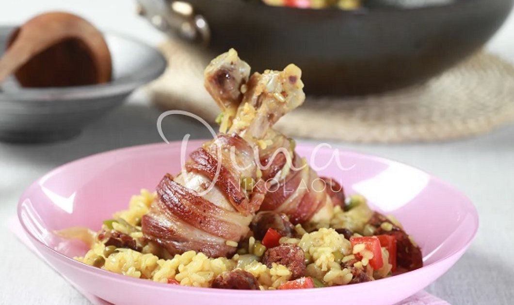 Ντίνα Νικολάου: Παέγια με κοτόπουλο και λουκάνικο με πάπρικα - το παραδοσιακό ισπανικό φαγητό σε μοντέρνα εκδοχή  - Κυρίως Φωτογραφία - Gallery - Video