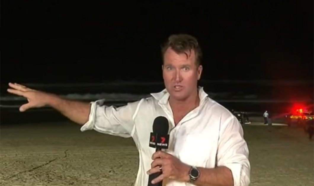 Γενναίος δημοσιογράφος διέκοψε την live σύνδεση, βούτηξε στη θάλασσα & έσωσε 10χρονο αγόρι από πνιγμό (βίντεο) - Κυρίως Φωτογραφία - Gallery - Video