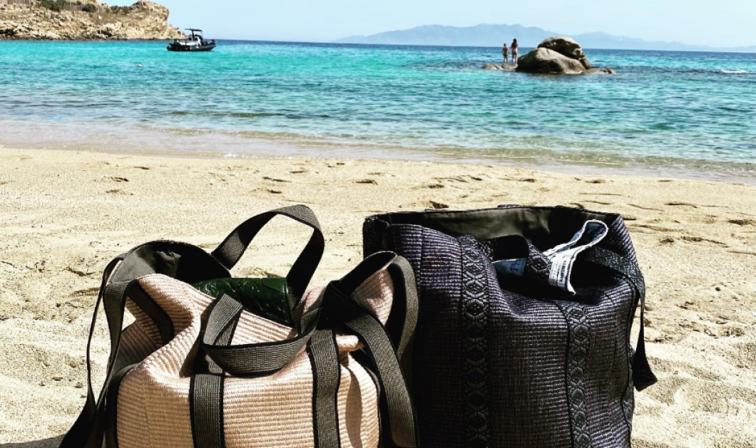Made in Greece οι τσάντες θαλάσσης "I M BEACH": Ευρύχωρες, σικάτες & ελαφριές για εντυπωσιακές εμφανίσεις στην παραλία - Κυρίως Φωτογραφία - Gallery - Video