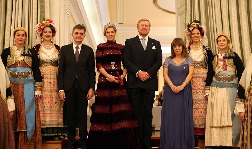 Επίσκεψη βασιλικού ζεύγους της Ολλανδίας στην Αθήνα - Οι φωτογραφίες από το επίσημο δείπνο στο Προεδρικό Μέγαρο - Κυρίως Φωτογραφία - Gallery - Video