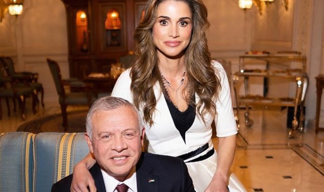 Βασίλισσα Ράνια της Ιορδανίας: Τα σικάτα ασπρόμαυρα φορέματα και τα γλυκά λόγια για τον βασιλιά της καρδιάς της (φωτό) - Κυρίως Φωτογραφία - Gallery - Video