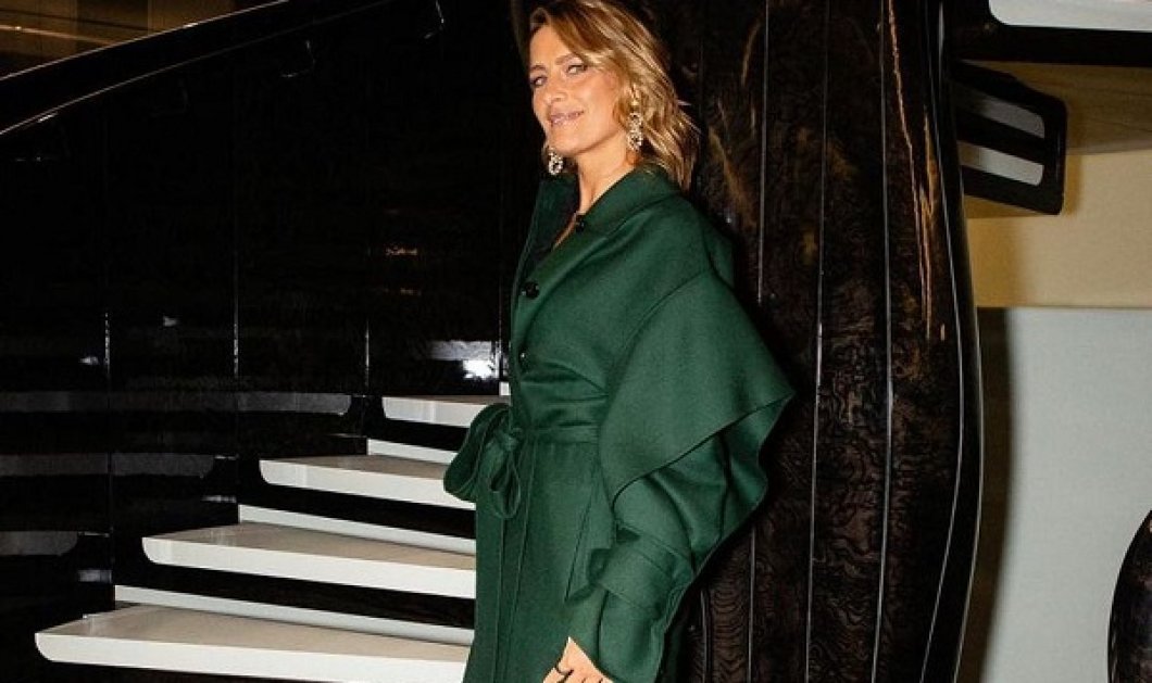 Με κυπαρισσί, oversized παλτό  η Τατιάνα Μπλάτνικ στο Λονδίνο - Τα εγκαίνια της μπουτίκ του αγαπημένου της σχεδιαστή (φωτό) - Κυρίως Φωτογραφία - Gallery - Video