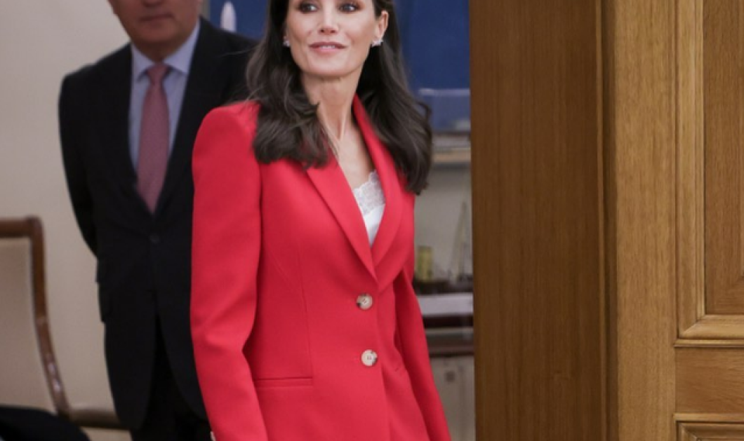 Βασίλισσα Λετίσια της Ισπανίας: Το πρωτότυπο κόκκινο κοστούμι για την fashionista Royal - top τάση της μόδας για την Άνοιξη 2023  - Κυρίως Φωτογραφία - Gallery - Video